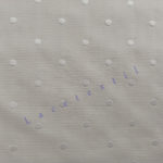 Piqué 24127 beige con motas bordadas