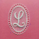 Letras Guipur Medallón Grandes